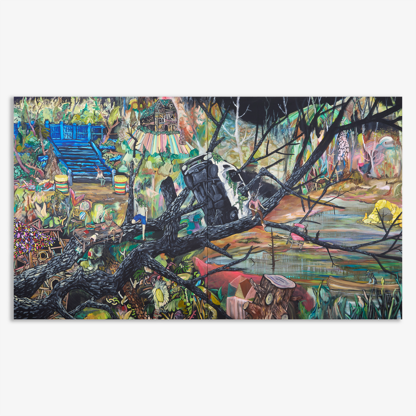 Memories of my garden / Lake side, 2011
