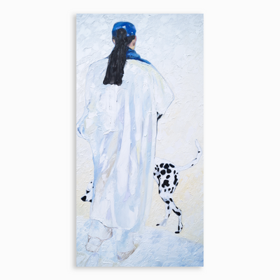 Woman and a Dog, 2024