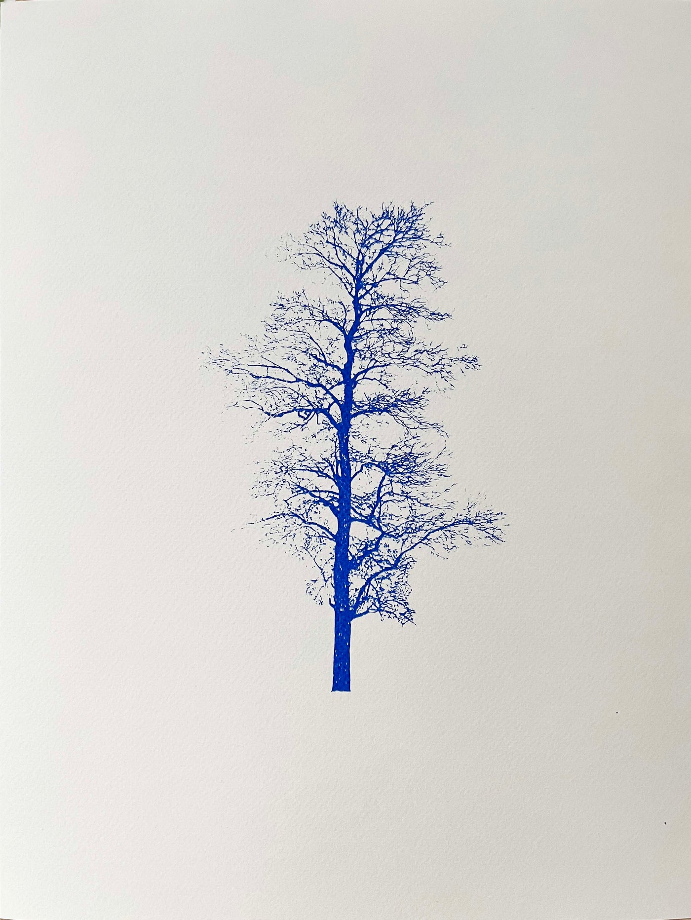 Blue Tree Inkblot Test 3, 2023