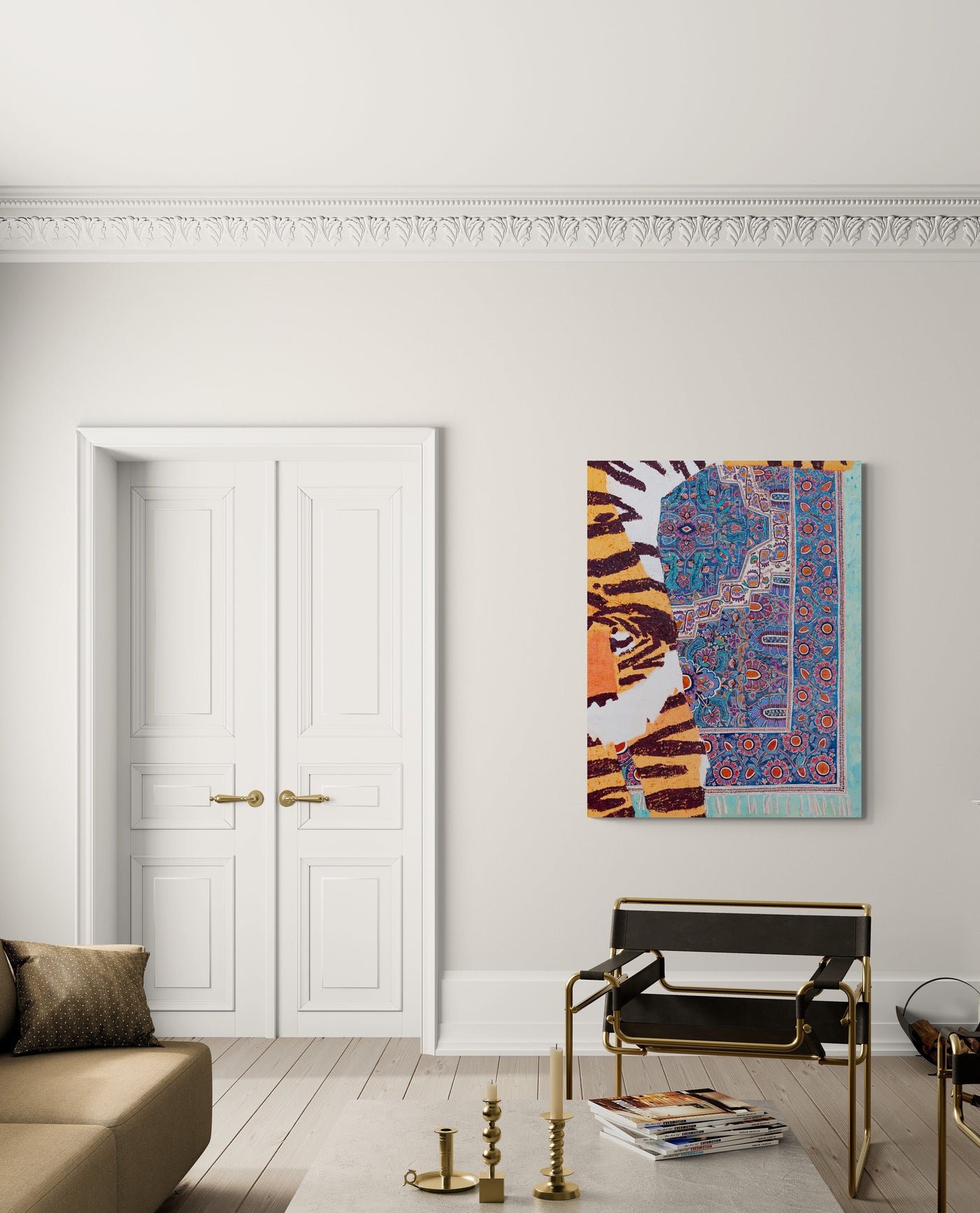 sarouk textile tiger, 2025