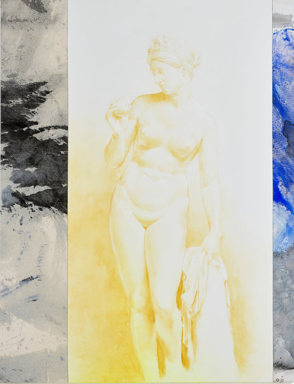 Thorvaldsen’s Venus/glitched/yellow, 2023