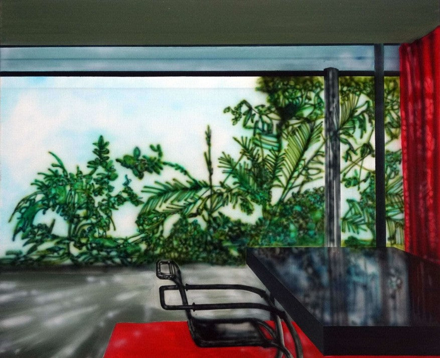 Villa Tugenhadt With Red Curtain (Mies Van De Rohe), 2019