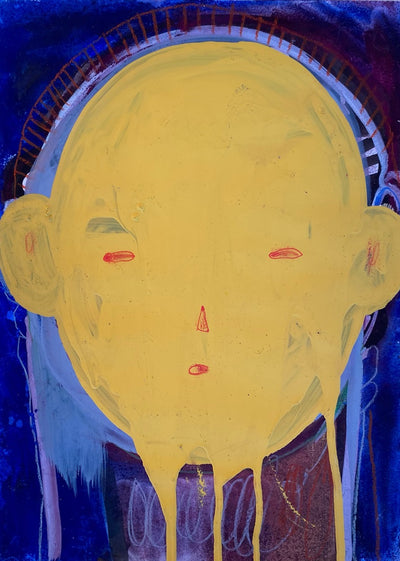 Untitled (Yellow Face), 2021