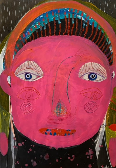 Untitled (Red Face), 2021